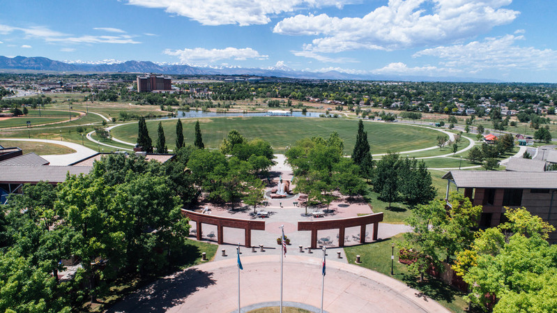 Overhead view of City Park